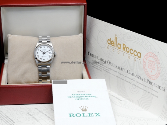 Rolex Datejust 31 Oyster White/Bianco 78240