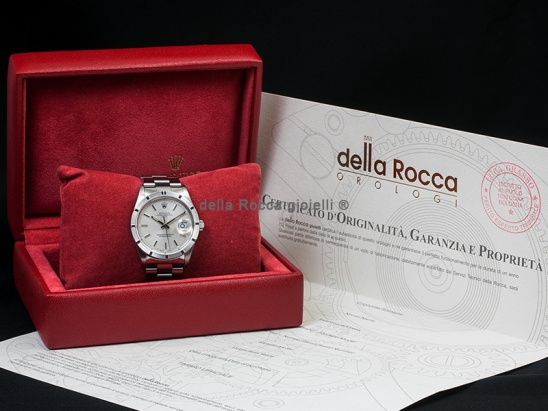 Rolex Date 34 Silver/Argento 15210