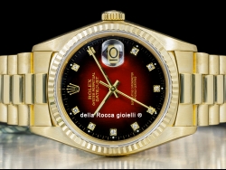 Rolex Datejust 36 Diamonds Red Shaded / Rosso Degradé 16018