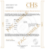 CHS SWISS - CERTIFICATE OF REGISTRATION
